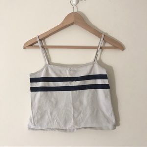 JOHN GALT/BRANDY MELVILLE striped crop top/tank